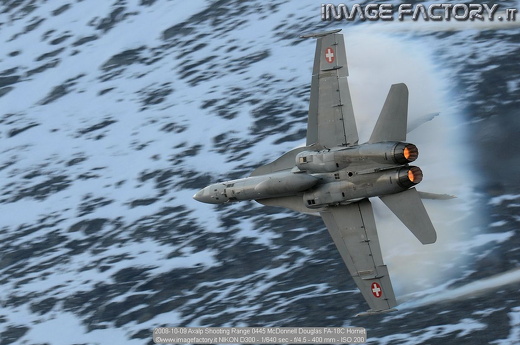2008-10-09 Axalp Shooting Range 0445 McDonnell Douglas FA-18C Hornet